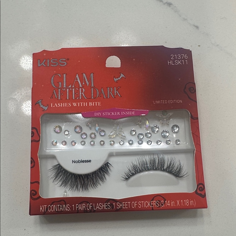 KISS Glam After Dark Eyelashes with Rhinestones